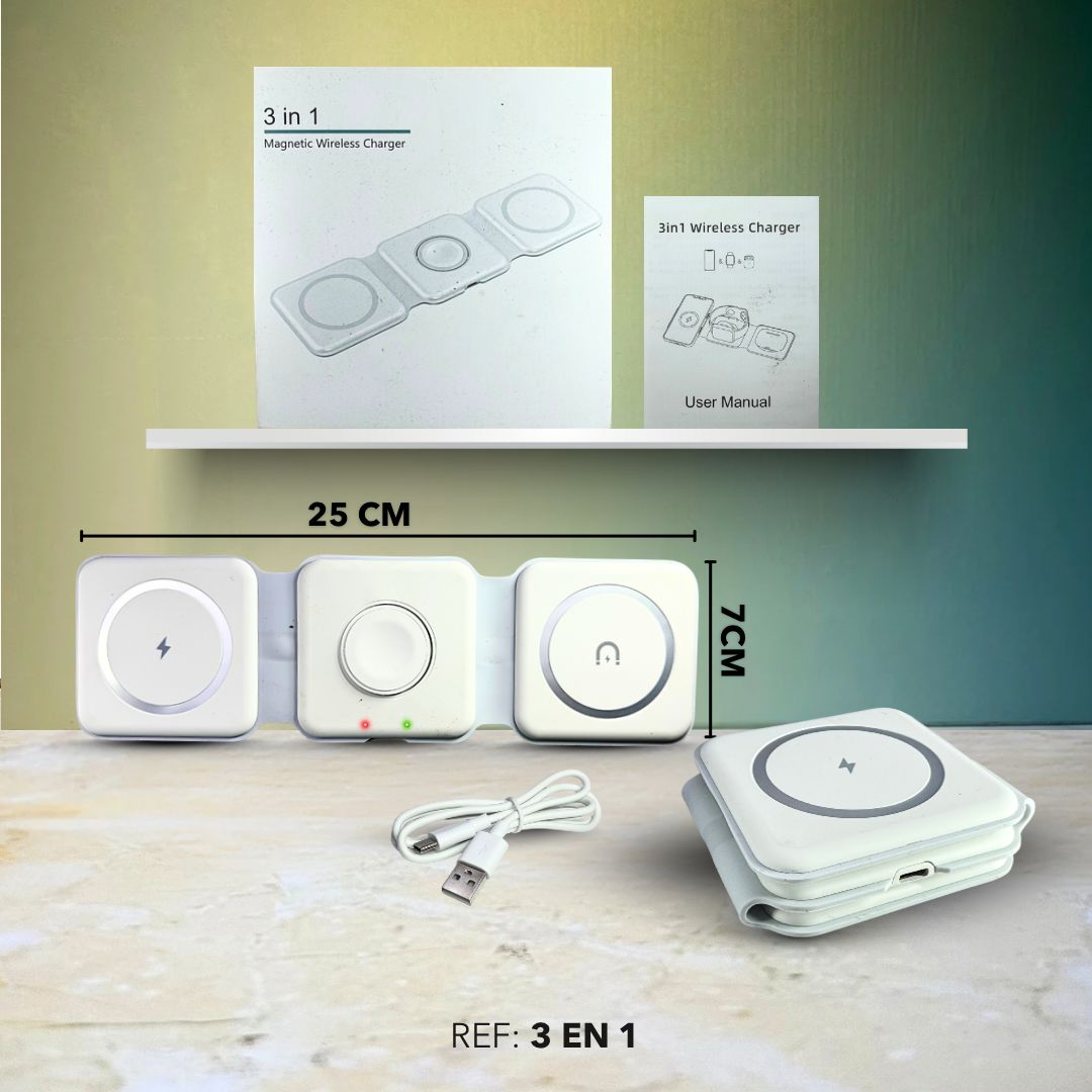 Power Bank 3 en 1 - Caja Blanca
