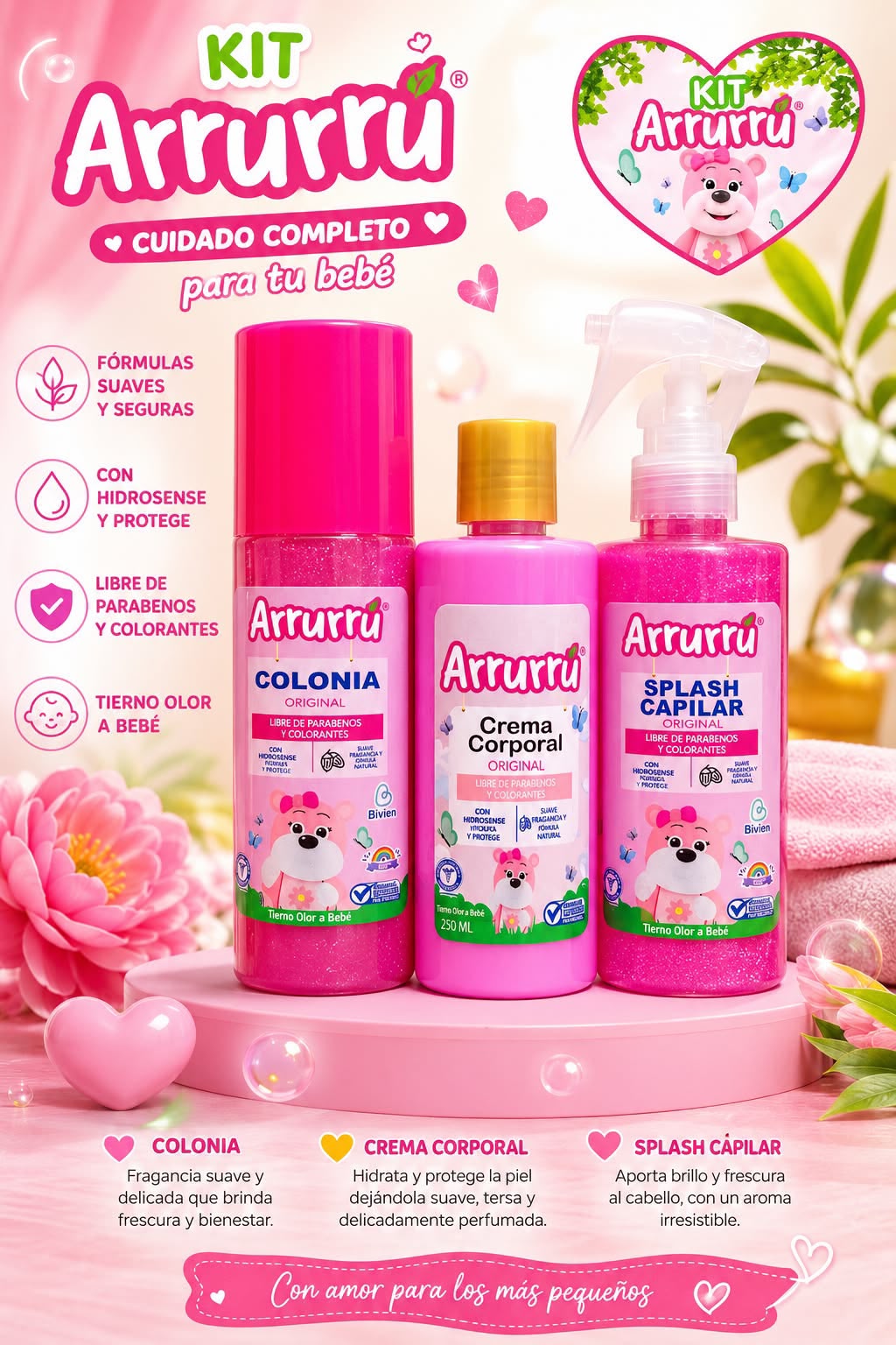 Kit X3 Arrurrú Premium