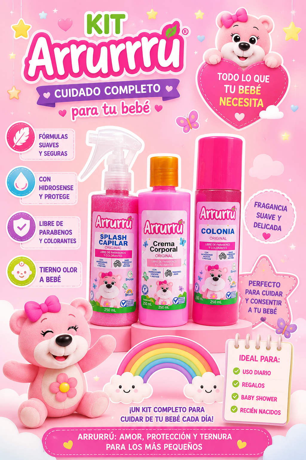 Kit X3 Arrurrú Premium