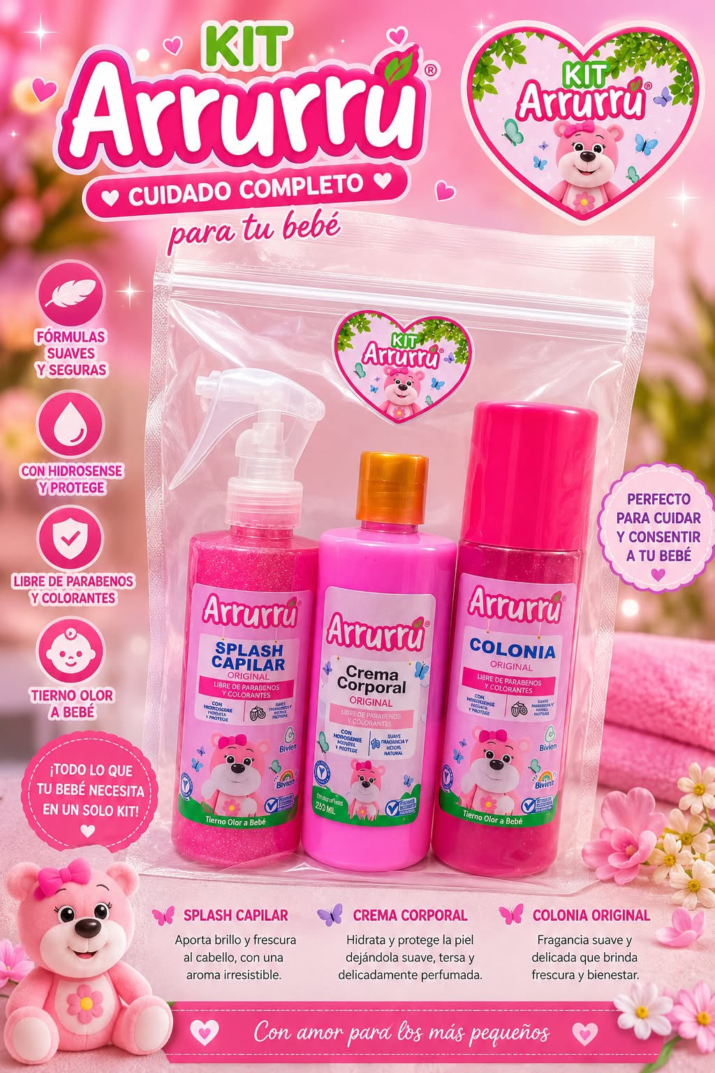 Kit X3 Arrurrú Premium