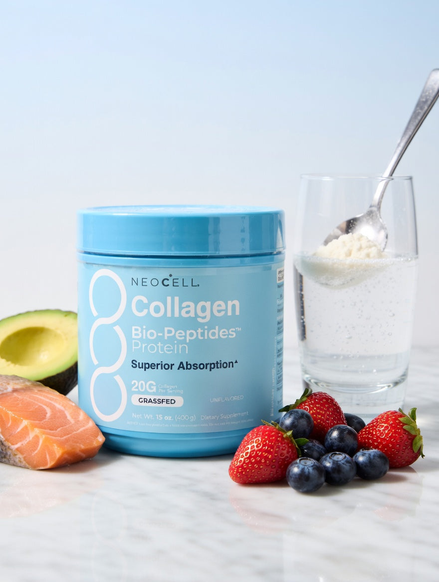 Neocell Collagen Bio-Peptides™ Protein con 20 g de colágeno hidrolizado de alta absorción