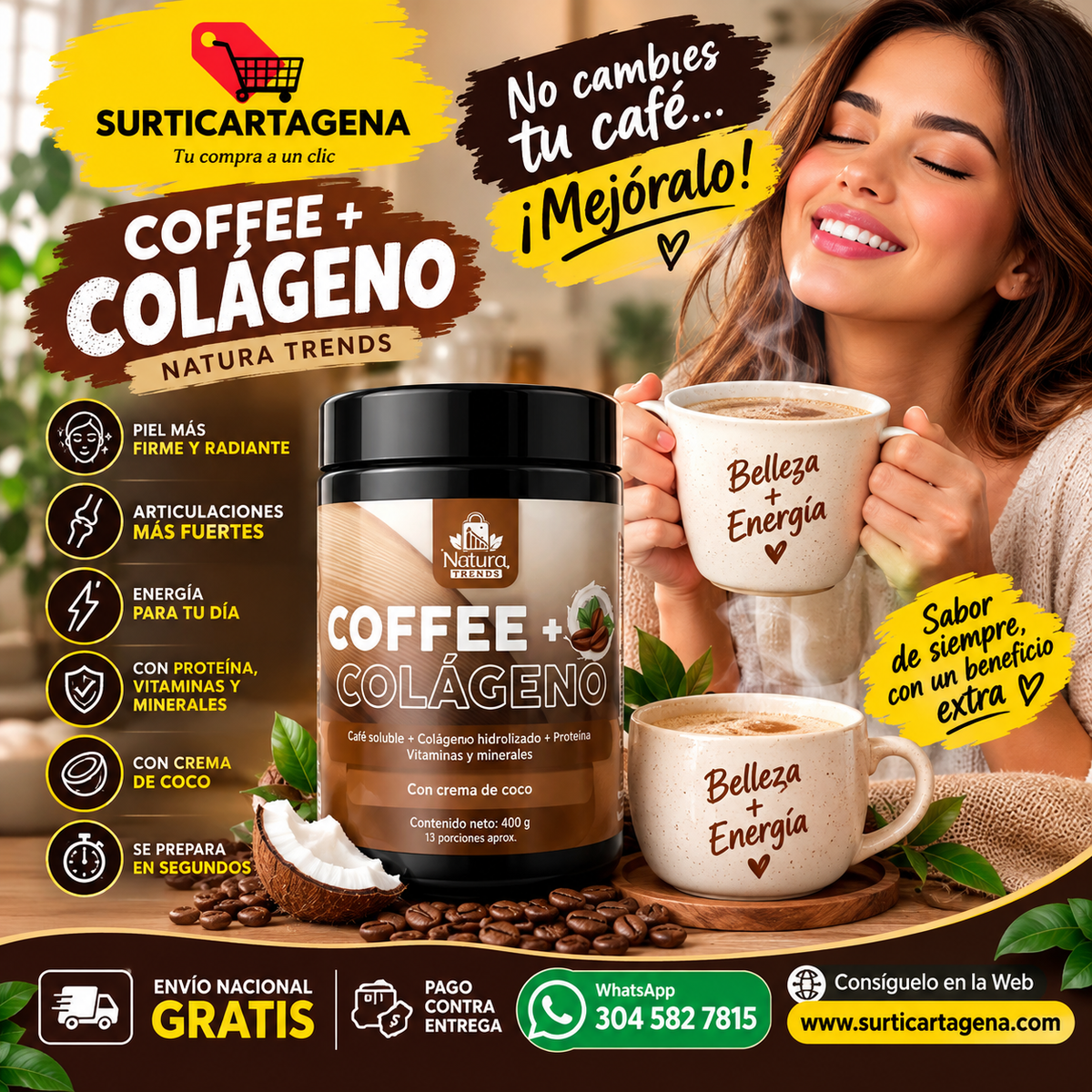 COFFEE + COLÁGENO – NATURA TRENDS