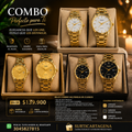 Combo Reloj QQ Pareja en Cuarzo