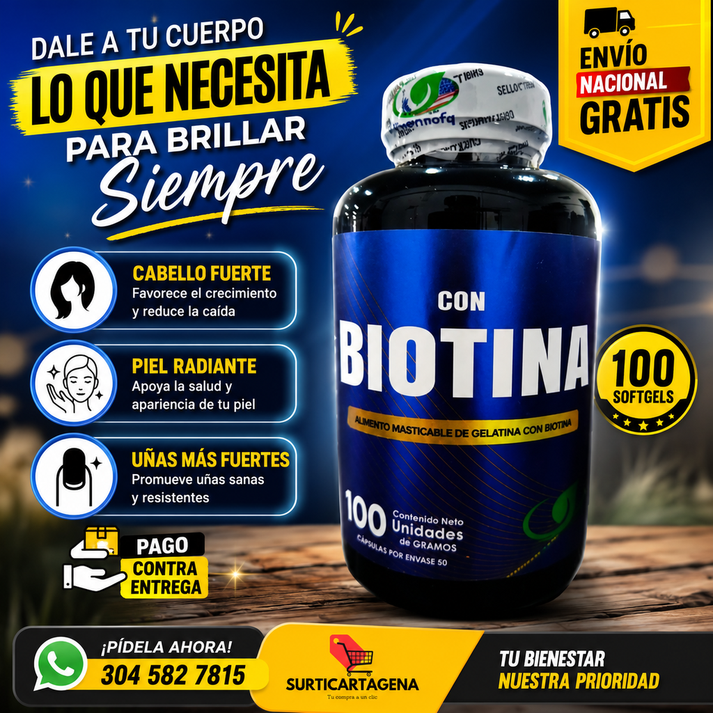 BIOTINA 100 Softgels