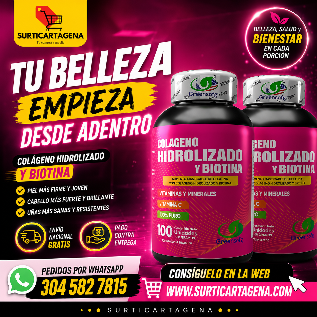 Colágeno Hidrolizado + Biotina