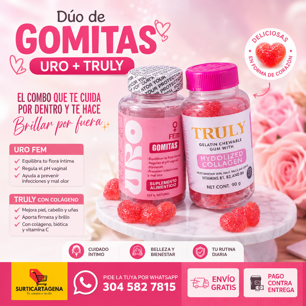 Duo de Gomitas URO + TRULY