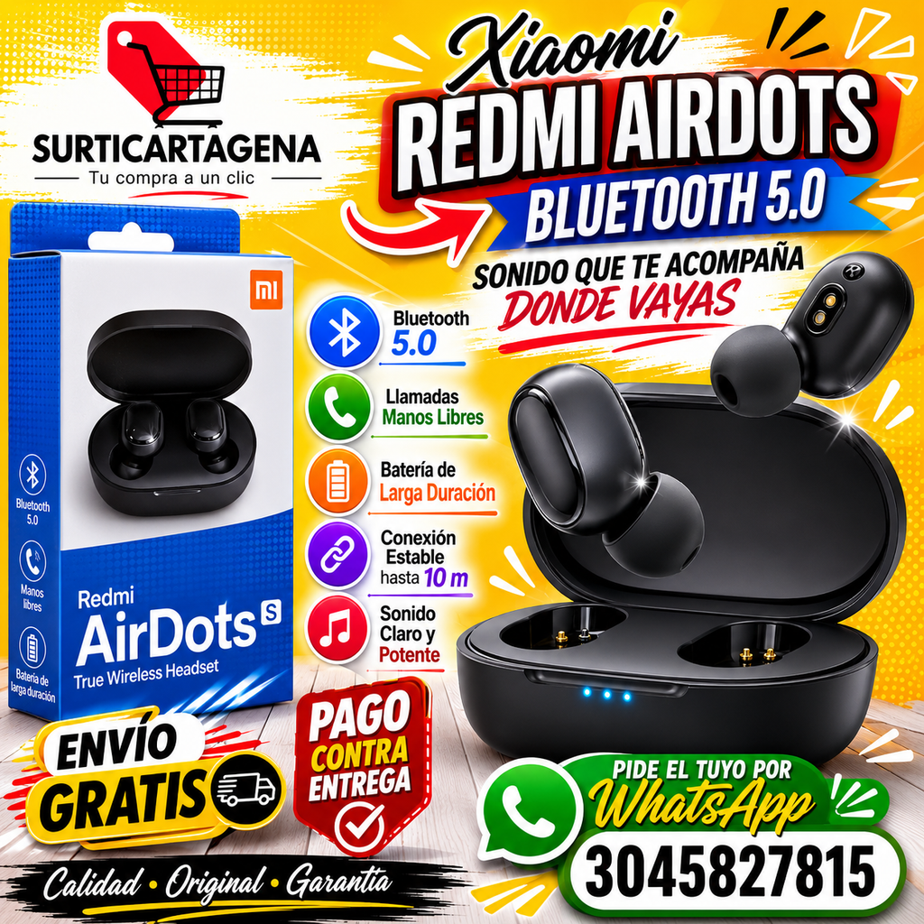 Auriculares Xiaomi Redmi Airdots Bluetooth
