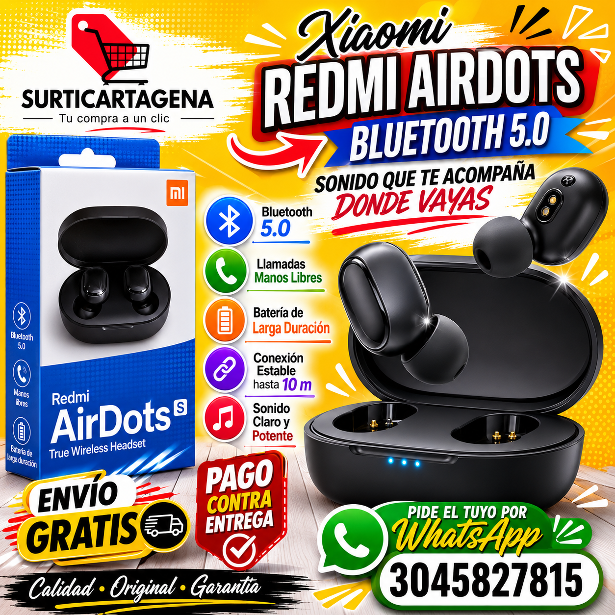 Auriculares Xiaomi Redmi Airdots Bluetooth