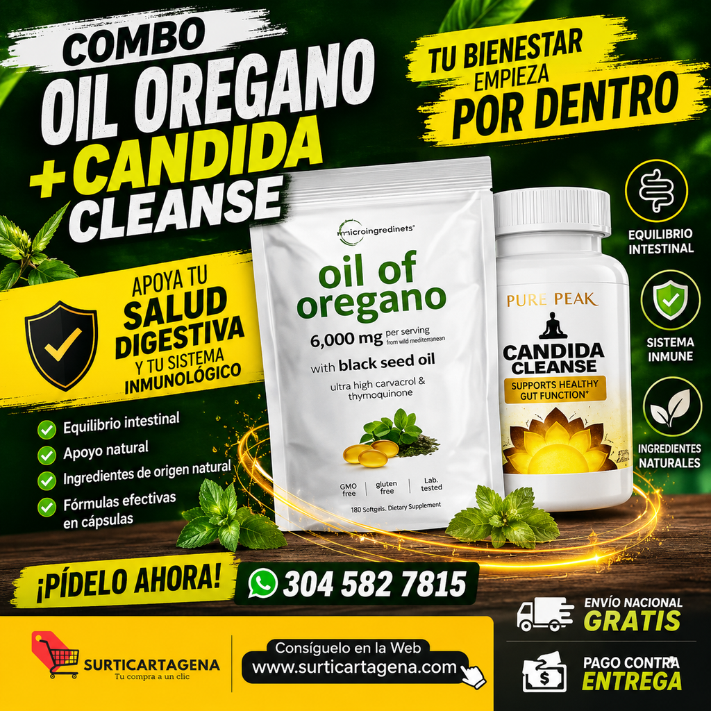 Combo Oil Oregano + Candida Cleanse