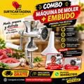 COMBO MÁQUINA DE MOLER + EMBUDO