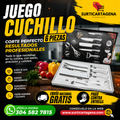Juego de Cuchillos 6 Piezas B-N
