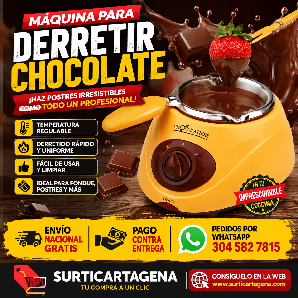 Máquina Para Derretir Chocolate