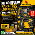 Taladro 48V DEWALT C + KIT DE 38 HERRAMIENTAS