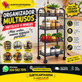 ORGANIZADOR MULTIUSOS METÁLICO – 4 NIVELES
