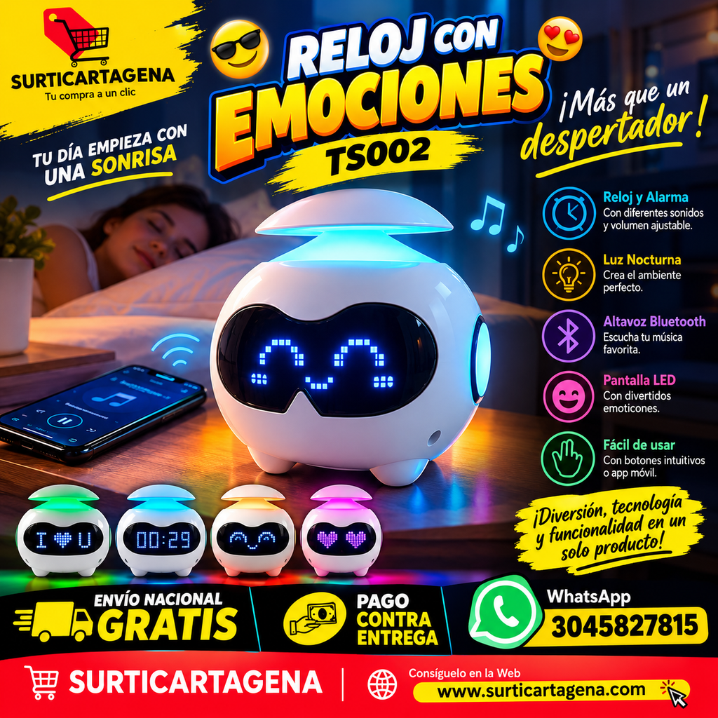 RELOJ CON EMOCIONES TS002