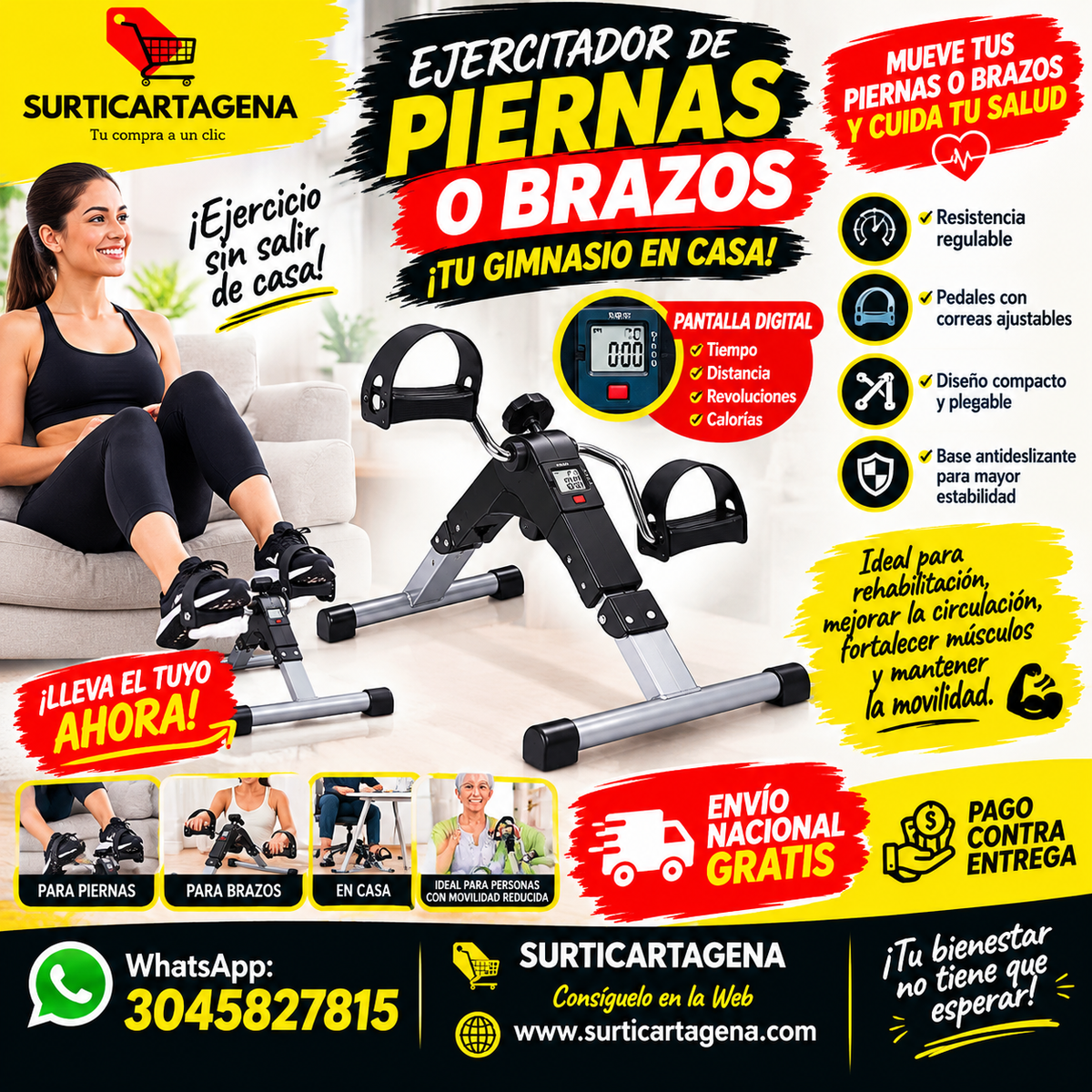 EJERCITADOR DE PIERNAS Y BRAZOS