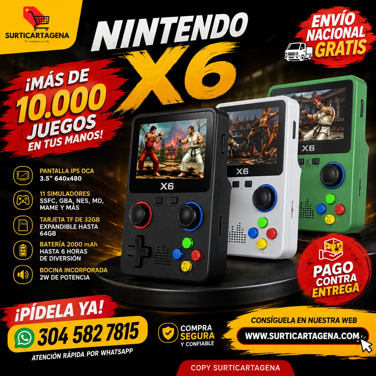 CONSOLA X6