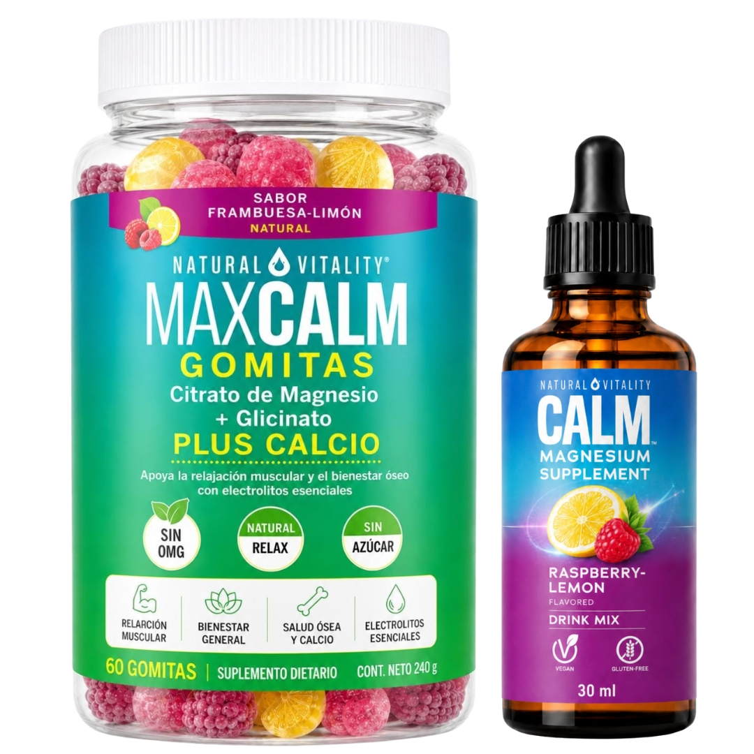 MAXCALM Gomitas + CALM Magnesium Supplement