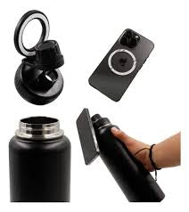 Termo Premium 1.2L con Soporte Magnético para Celular
