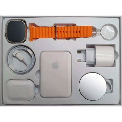 COMBO X8 SMARTWATCH + AUDÍFONOS + POWERBANK