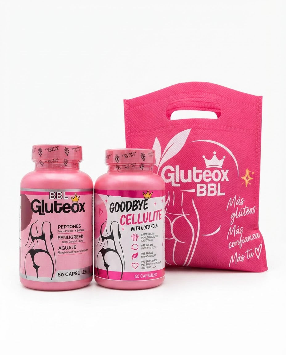¡KIT GLÚTEOX BBL + GOODBYE CELLULITE!