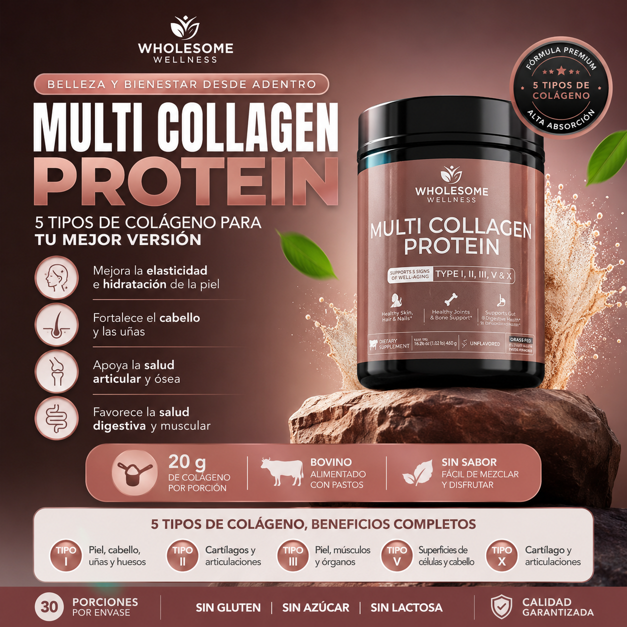 MULTI COLLAGEN PROTEIN WHOLESOME