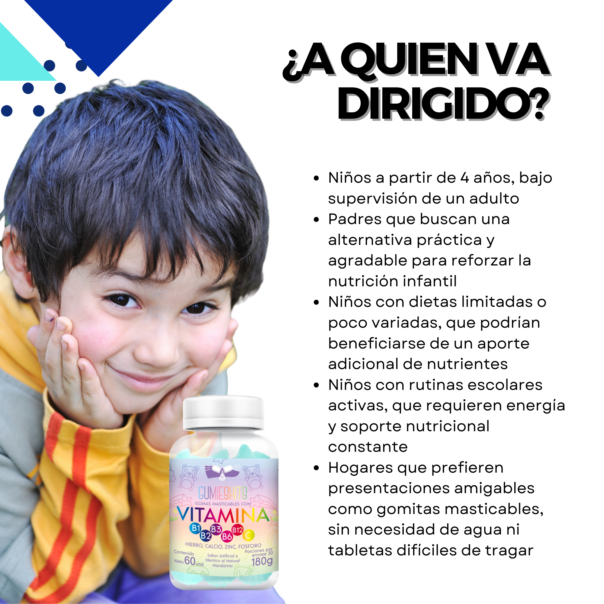 MULTIVITAMÍNICO EN GOMAS PARA NIÑOS – GUMIESHITOS