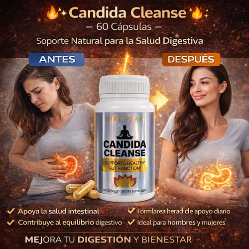 CÁPSULAS CANDIDA CLEANSE 2x1