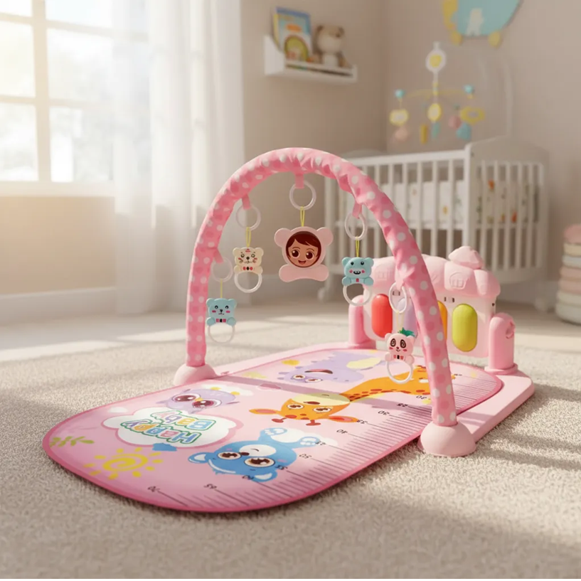 GIMNASIO PARA BEBÉS ROSA