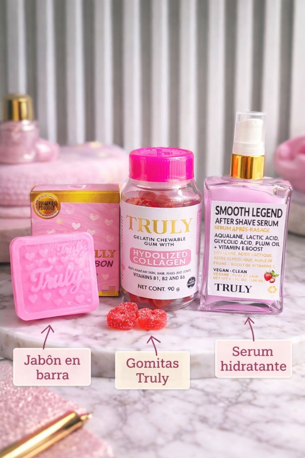 Kit Truly Rosa Radiante Piel Perfecta